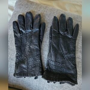 Vintage leather globes